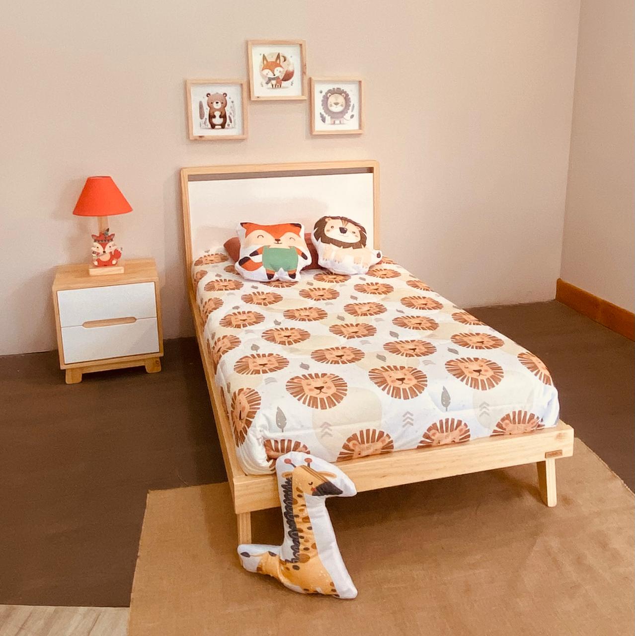 LINE KIDS Cama cuna + Corral 4 Rejas Fijo - Image 3