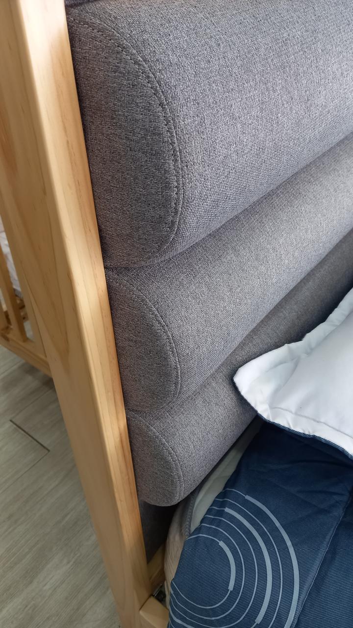 CORAL Cama Tapizado Cilindro - Image 2