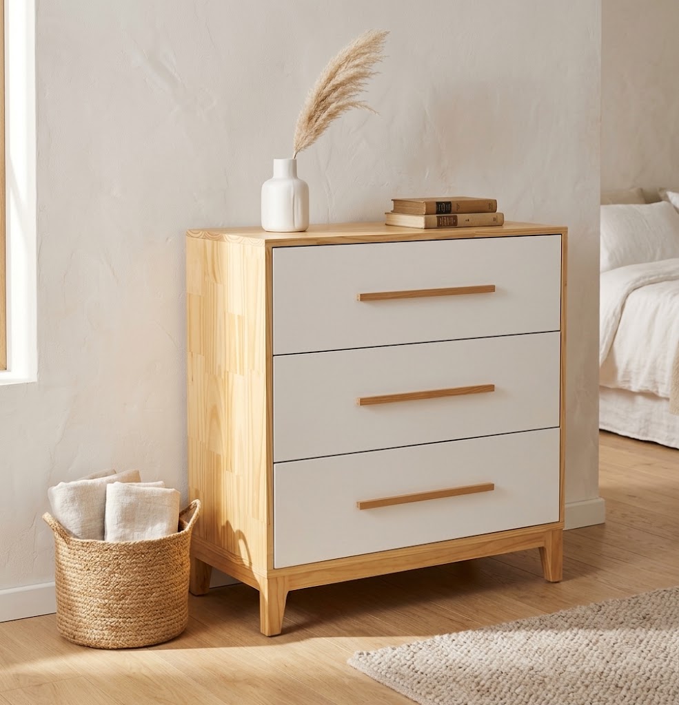 LINO <span style="font-weight: 300; font-size: 24px; display: block;">comoda 3 gavetas</span> - Image 4