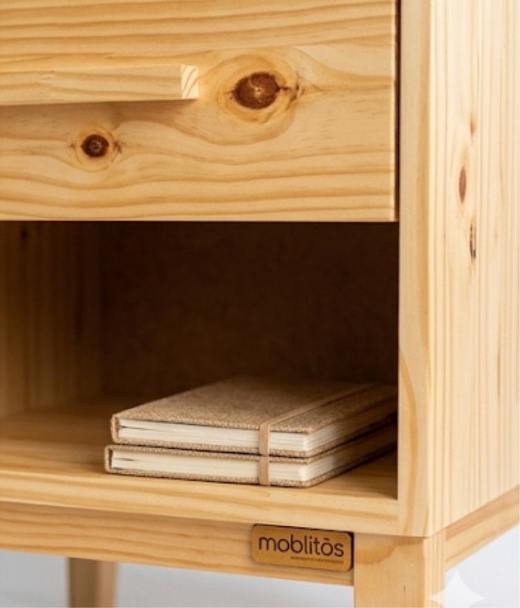 LINO<br>Mesa de noche(Natu) - Image 4